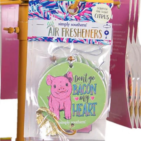 Simply Southern Don’t Go Bacon My Heart Air Fresheners 2 Pack - Picture 1 of 3